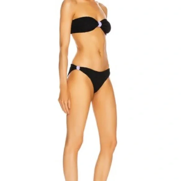 Hunza G Elektra Black and lilac - Picture 2 of 10